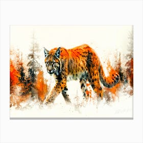 Wild Cat - Lynx Cat Canvas Print