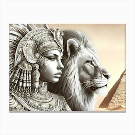 Cleopatra Portrait Artwork 133 Canvas Print