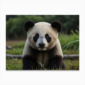 Panda Bear 12 Canvas Print