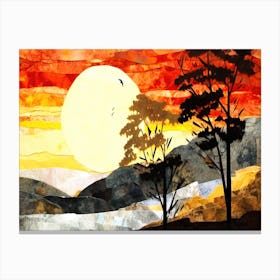 Lazy Sunset - Warm Afternoon Sun Canvas Print