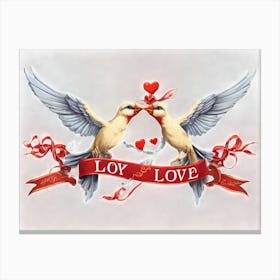 Love And Joy Canvas Print