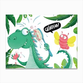 Dinosaurier Canvas Print