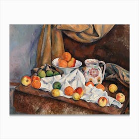 Still Life, Paul Cézanne Canvas Print