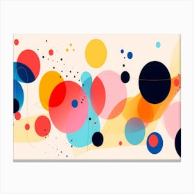 Abstract Circles 5 Canvas Print