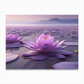 Lotus Flower 12 Canvas Print