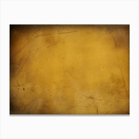 Yellow Grunge Texture 8 Canvas Print