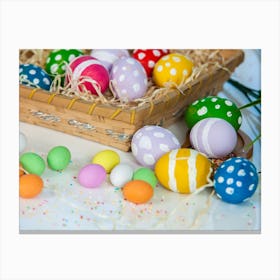 Easter Eggs 375 Canvas Print