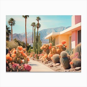 California Dreaming - Cactusland Canvas Print