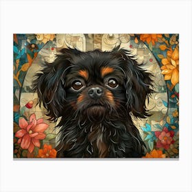 Pekingese Fine Art Portrait 1 Canvas Print