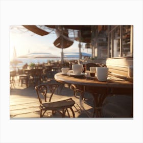 Coffee Shop Canvas Print