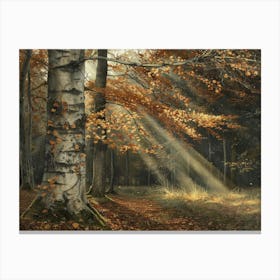 Autumn Rays Canvas Print