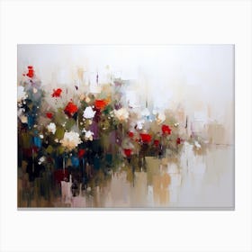 Abstract Of Flowers Canvas Print