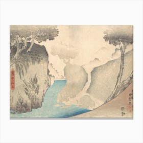 Ochanomizu In The Mist By Utagawa Kunisada Canvas Print