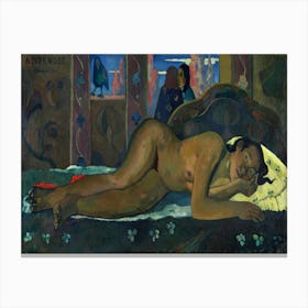 Nevermore (1897), Paul Gauguin Canvas Print