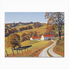 Country Road 1 Canvas Print