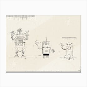 Robots Canvas Print