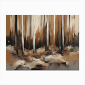 Abstract Forest Canvas Print