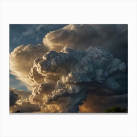 Ash Cloud Canvas Print