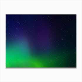 Aurora Synthwave #4 Canvas Print