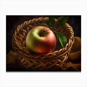 Fruits Apple Canvas Print