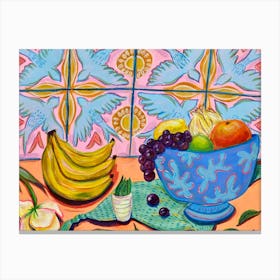 Fruit Bowl Canvas Print