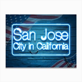 San Jose City In California Canvas Print