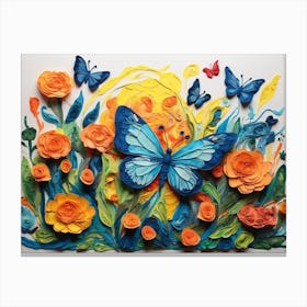 Paper Art ala Vincent Canvas Print