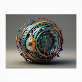 Spherical Sphere Canvas Print