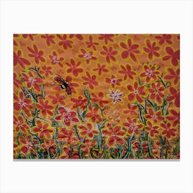 Nature on Your Wall, Busy Bee Canvas Print