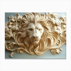 Lion Head 2 Canvas Print