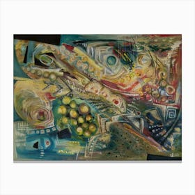 Abstract Painting Canvas Print