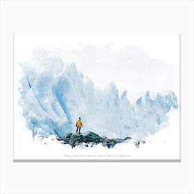 Parque Nacional Los Glaciares, Inland Patagonia, Argentina Canvas Print