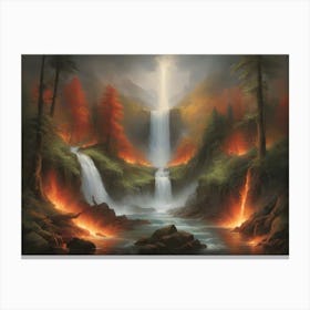 Smoke On The Water Canvas Print