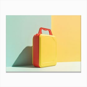 Yellow Lunch Box Canvas Print