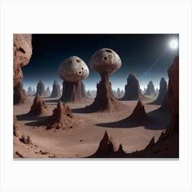 Alien Landscape 1 Canvas Print