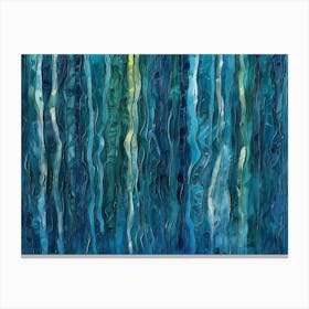 Blue Waves 7 Canvas Print