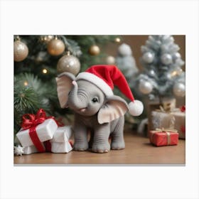 Christmas Animals 10 Canvas Print