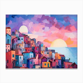 Sunset In Rome Canvas Print