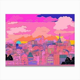 Vienna Skyline Canvas Print
