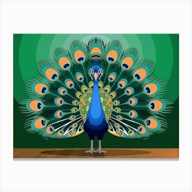 Peacock 1 Canvas Print