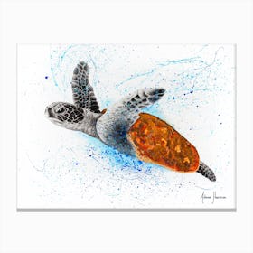Opulent Ocean Turtle Canvas Print