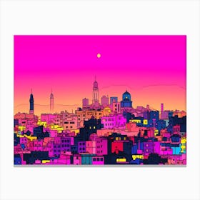 Amman Skyline Canvas Print