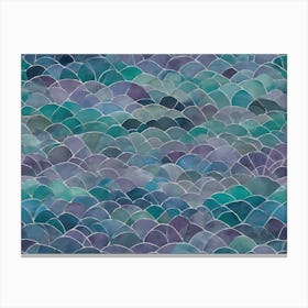 Mermaid Scales Canvas Print