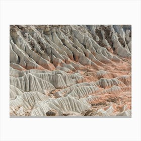 Down in Yangykala canyon in Turkmenistan Canvas Print