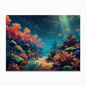 Coral Reef 9 Canvas Print