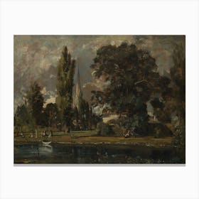 Salisbury Cathedral And Leadenhall From The River Avon, John Constable Canvas Print