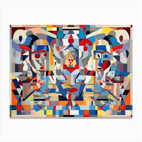 Geometric Souls Canvas Print