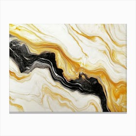 Mixing Acrylic Paint, Liquid Paint Abstract Background Canvas Print