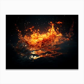 Fire and Water Canvas Print