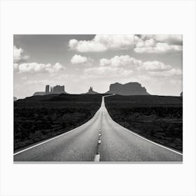 Monument Valley Desert Road Canvas Print